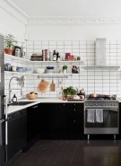 Decopera-ti stilul preferat: 12 interioare de bucatarii superbe in alb-negru