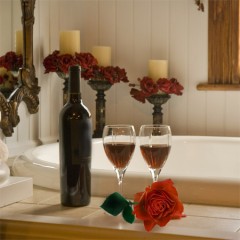 Pe timp de iarna, o baie calda devine ceva romantic