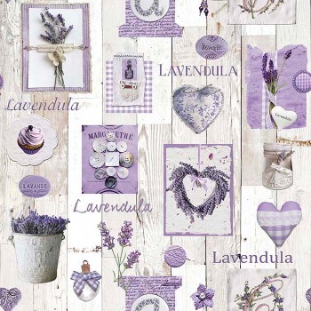 Material draperie Provence Lavendula